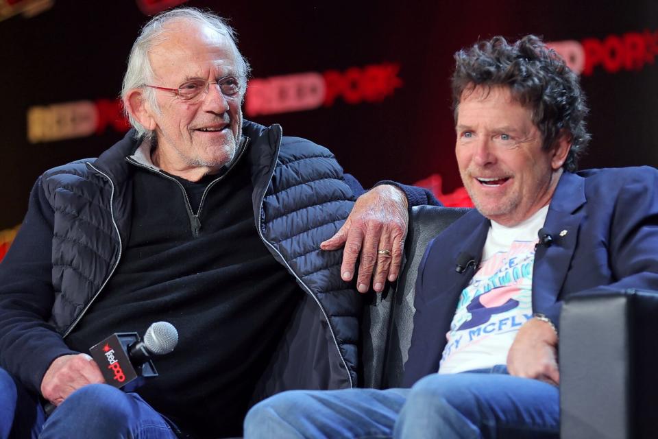 Michael J. Fox Was as Overwhelmed as Fans During His Recent Back to the Future Reunion with Christopher Lloyd