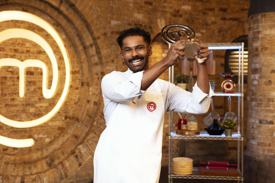 Veterinary surgeon Brin Pirathapan has been crowned MasterChef Champion 2024 (Shine TV/BBC/PA)