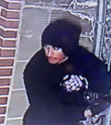 Northglenn police are sharing these photos of a suspect accused of a burglary that occurred at a T-Mobile and a theft from a Parry’s Pizzeria.