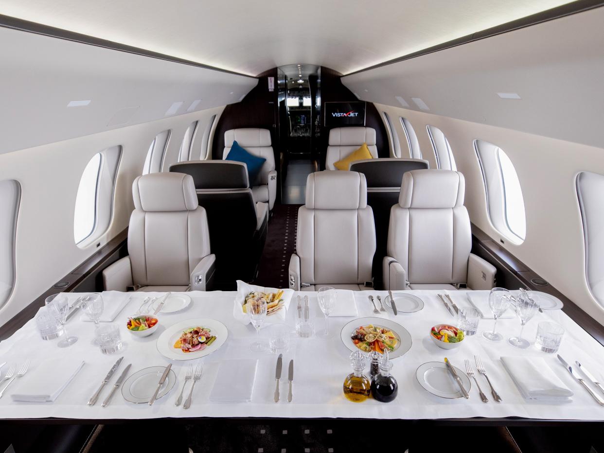 VistaJet private plane