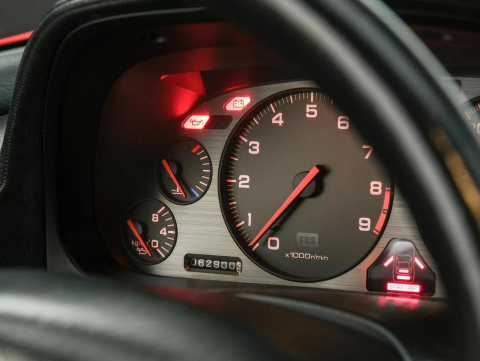 The Argus: The inside of the red Honda NSX