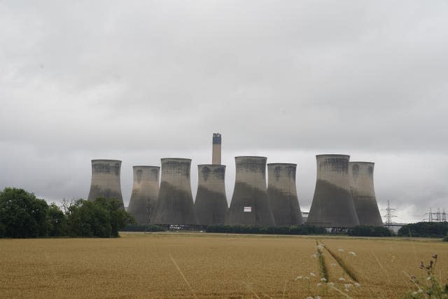 Eggborough Power Station demolition