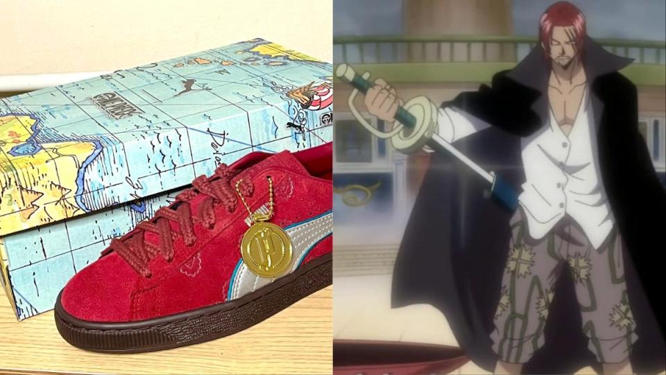 Shanks and his sword vs his PUMA sneaker