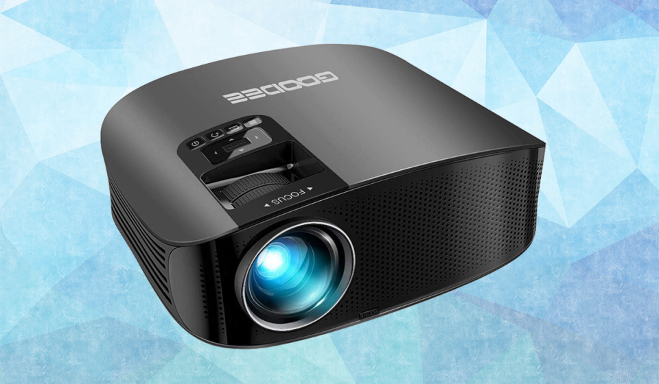 Save 40 percent on this top-rated GooDee HD Digital Projector. (Photo: Amazon)