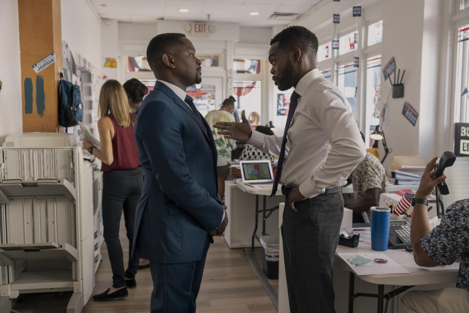 Aml Ameen, left, and William Jackson Harper in <i>A Man in Full</i><span class="copyright">Mark Hill—Netflix</span>