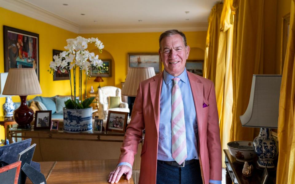Michael Portillo at his home in London - Andrew Crowley