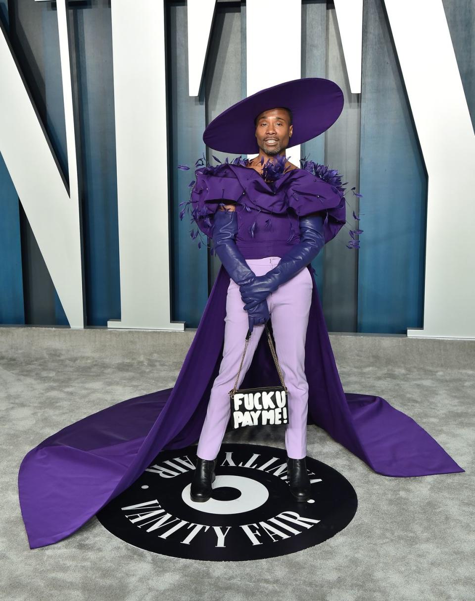 15) Billy Porter At The 2020 Vanity Fair Oscar Party