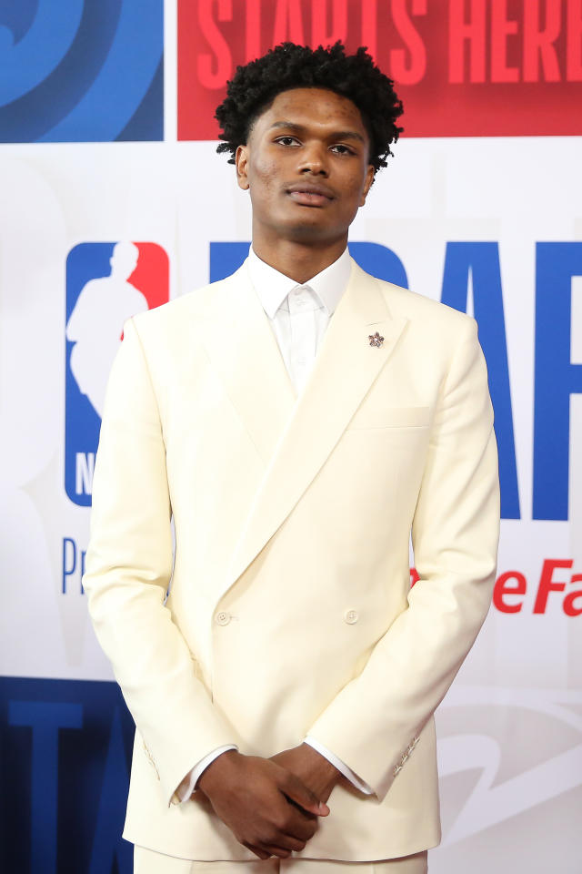 NBA draft fashion statements: The good, bedazzled and sockless - Los  Angeles Times