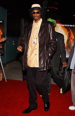 Snoop Dogg at the LA premiere of Miramax's Kill Bill Vol. 2