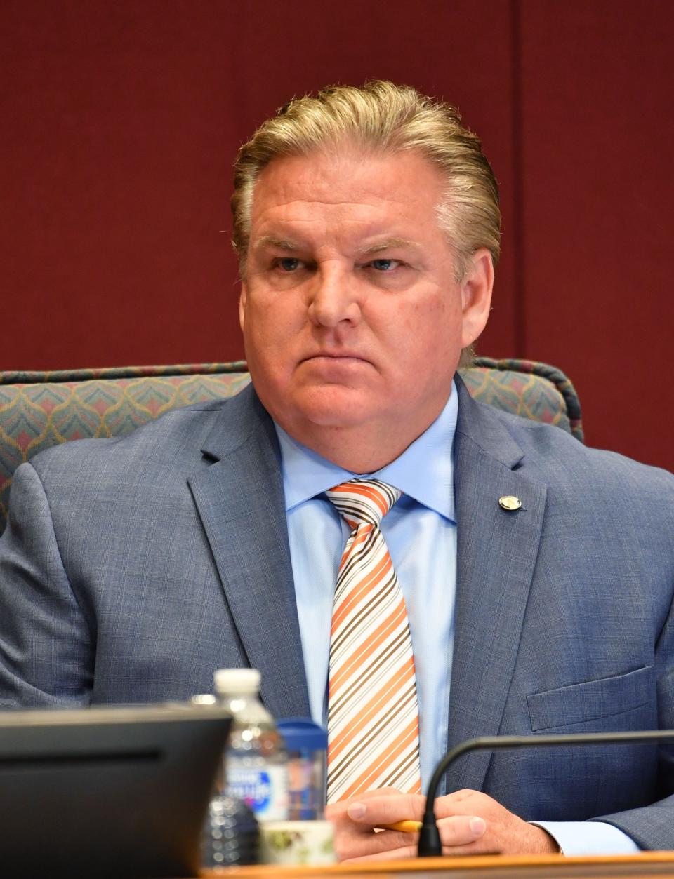 Sarasota County Commissioner Mike Moran, pictured here, represents the county's District 1. Columnist Carrie Seidman says Moran's grandstanding on issues such as protecting the county's safety net of services is one reason why funding for a 211 helpline will end April 1.