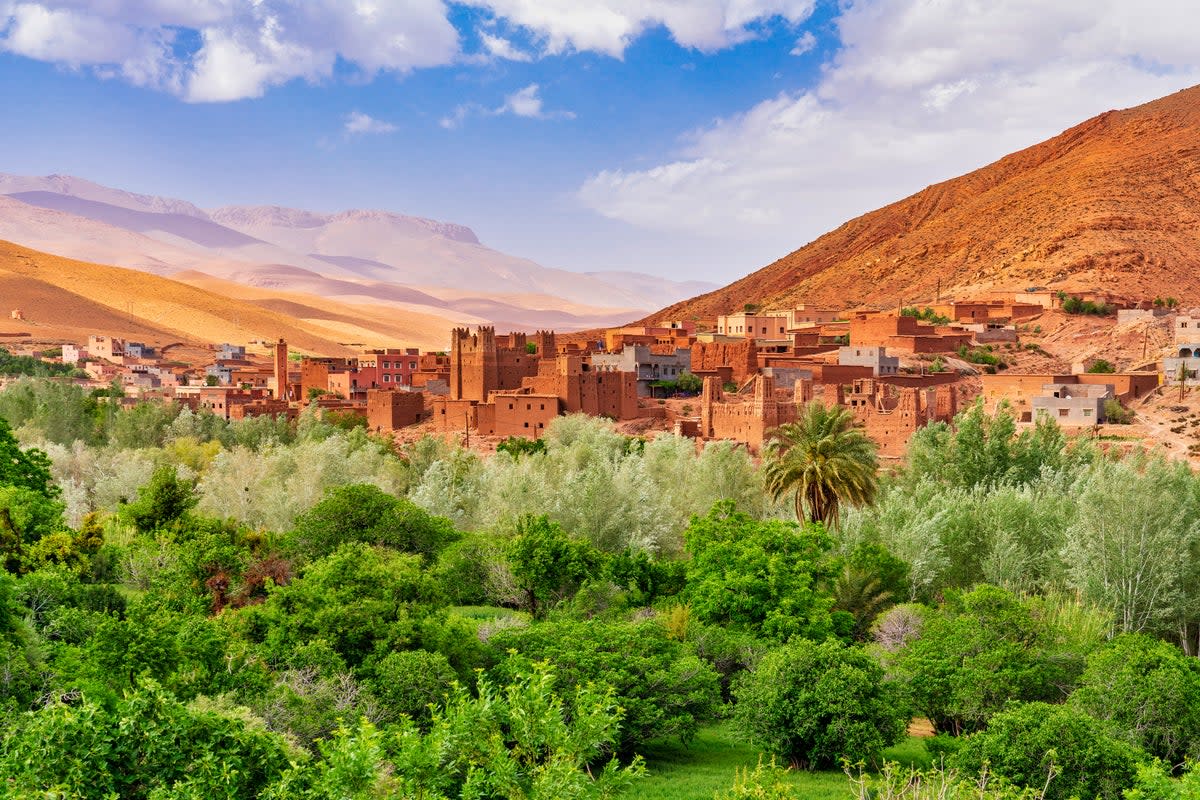 The Atlas Mountains are dotted with kasbahs and Berber villages  (Getty Images/iStockphoto)