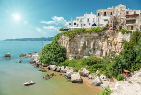 Seaside towns like Vieste are easy to reach - Credit: and.one - Fotolia