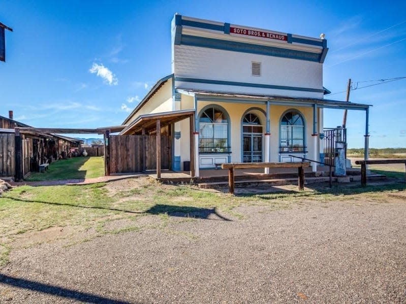 The exterior of the Old Pearce Mercantile in Arizona.