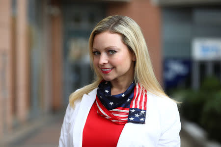 Erika Miller poses for a photograph during Republicans Overseas event in London, Britain, July 4, 2018. REUTERS/Simon Dawson