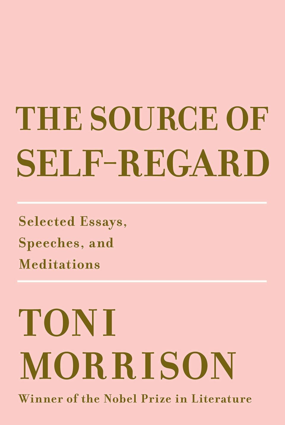 The Source of Self-Regard by Toni Morrison (February 12)