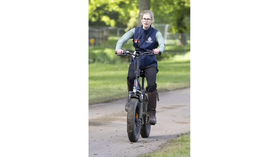 Lady Louise Windsor cycling