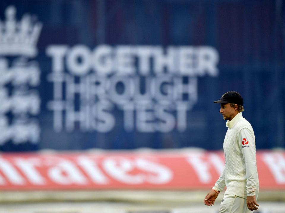 England captain Joe Root during day one of the first Test: AP