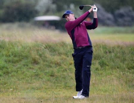 Jul 21, 2017; Southport, ENG; Jordan Spieth during the second round of The 146th Open Championship golf tournament at Royal Birkdale Golf Club. Mandatory Credit: Thomas J. Russo-USA TODAY Sports