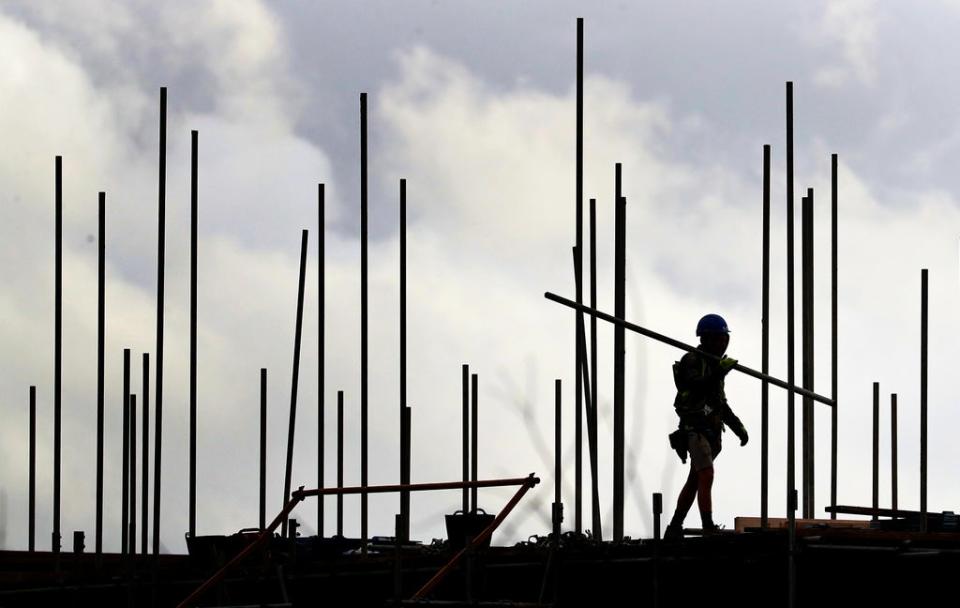 The National House Building Council said the number of new detached homes being registered increased to the highest level in nearly 20 years in the first quarter of 2022 (PA) (PA Archive)