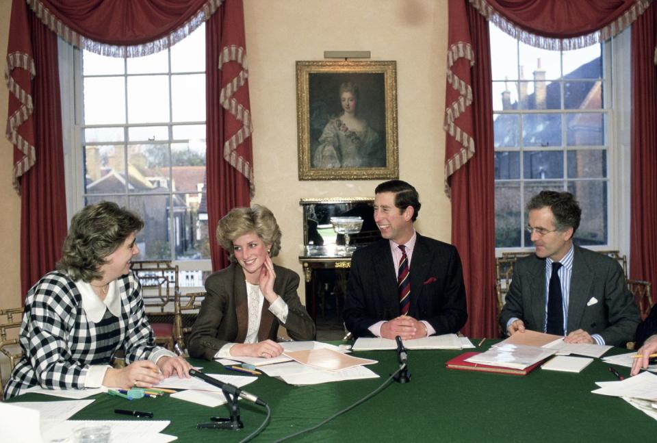 <p>The dining room, though baring beige walls, was one of the boldest rooms of Diana's Kensington Palace, featuring crimson velvet drapes (the princess adored velvet), ornate bamboo furniture, and historic artwork. The space had a harmonious blend of East-meets-West design influences that made for a uniquely special place to talk business and enjoy a five-course meal.</p>