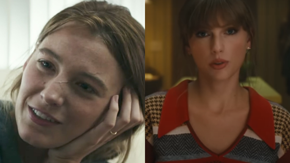 Blake Lively in All I See Is You and Taylor Swift in the music video for 