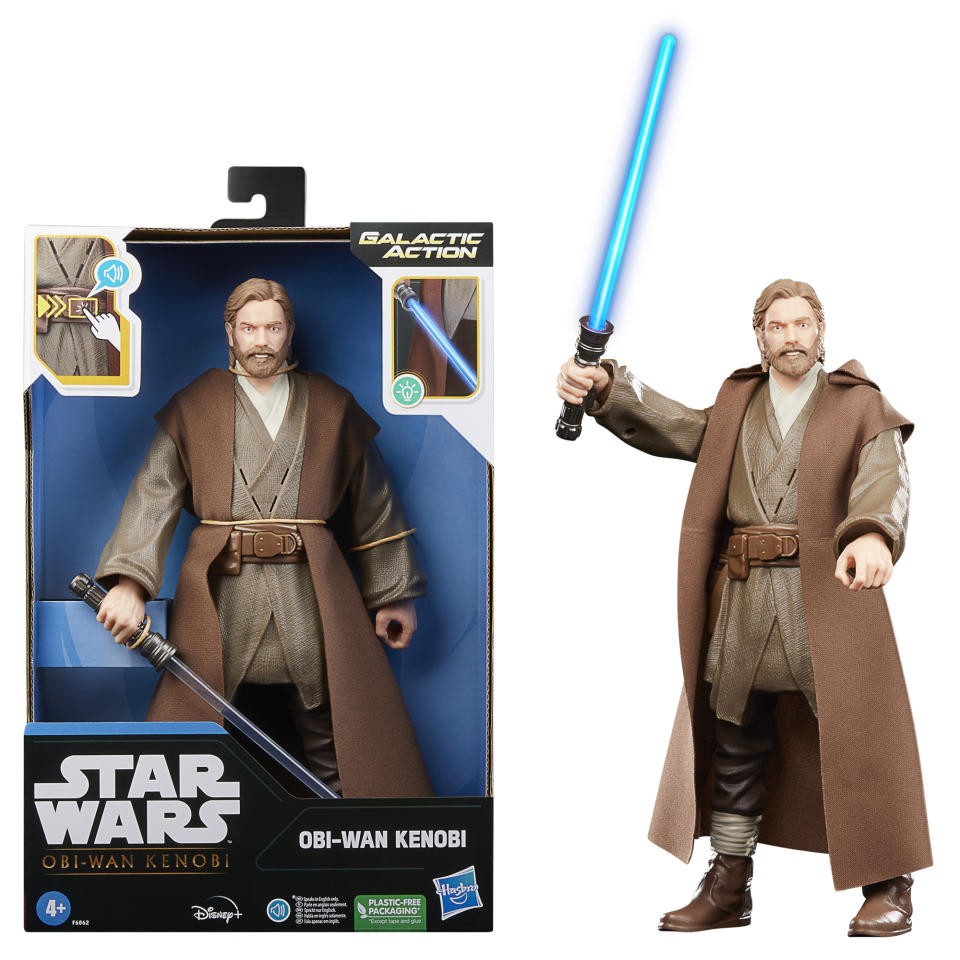 Star Wars Galactic Action Obi-Wan Kenobi Figure (Photo: Hasbro)