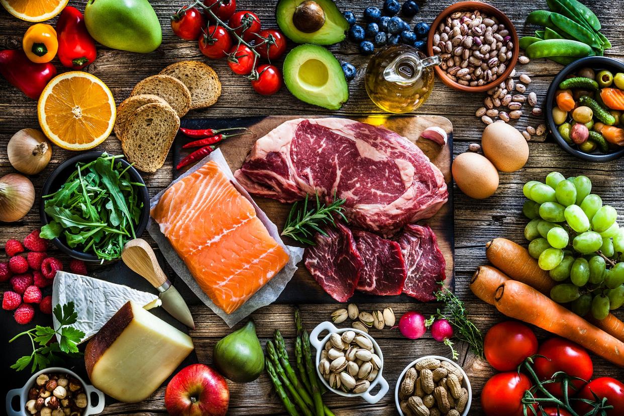 Carbs, meats including fish and beef and fresh fruit and veg are the staples of the Atlantic diet.