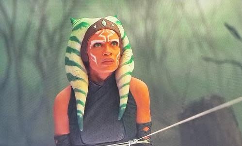 Rosario Dawson as Ahsoka Tano.