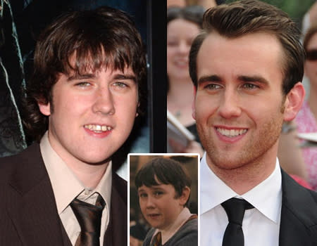 Ahh, the old ugly duckling turns into a beautiful swan story. Who'd have thought that Neville Longbottom would grow up to be the most good-looking of all the Harry Potter boys? It certainly wasn't looking that way for Matthew Lewis for most of puberty, but then at the last Harry Potter film premiere, everyone was blown away by the handsome hunk of hotness that Lewis had become.