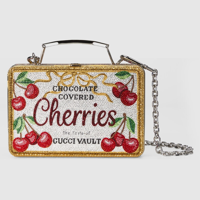 Gucci x Judith Leiber Cerry Lunch Box Clutch