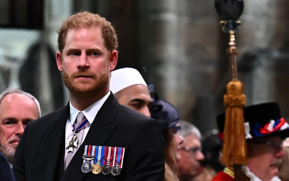 Prince Harry at the Coronation