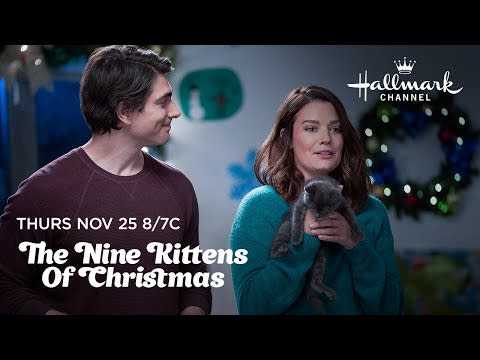 <p>Based on the title alone, <em>The Nine Kittens of Christmas</em> is a must watch, especially for cat parents. Zachary (Brandon Routh) and Marilee (Kimberley Sustad) find themselves thrown together during the festive season as they attempt to find homes for a litter of incredibly adorable kittens. Watch on Hallmark starting November 30. <a class="link " href="https://www.watchhallmarktv.com/#/movies/The+Nine+Kittens+of+Christmas" rel="nofollow noopener" target="_blank" data-ylk="slk:WATCH NOW;elm:context_link;itc:0;sec:content-canvas">WATCH NOW</a></p><p><a href="https://youtu.be/8fPLYlNJcU8" rel="nofollow noopener" target="_blank" data-ylk="slk:See the original post on Youtube;elm:context_link;itc:0;sec:content-canvas" class="link ">See the original post on Youtube</a></p>