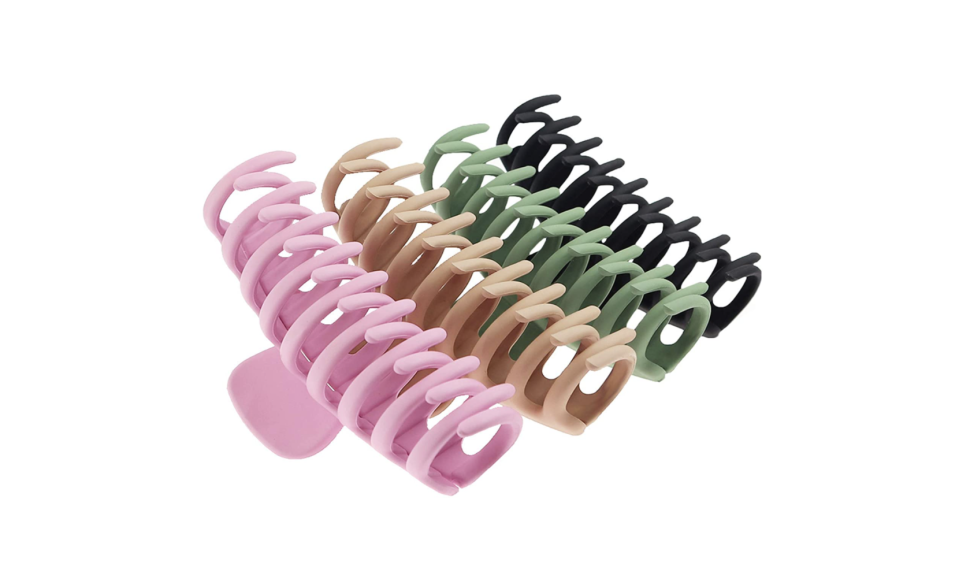 14) Large Hair Claw Clips (Set of 4)