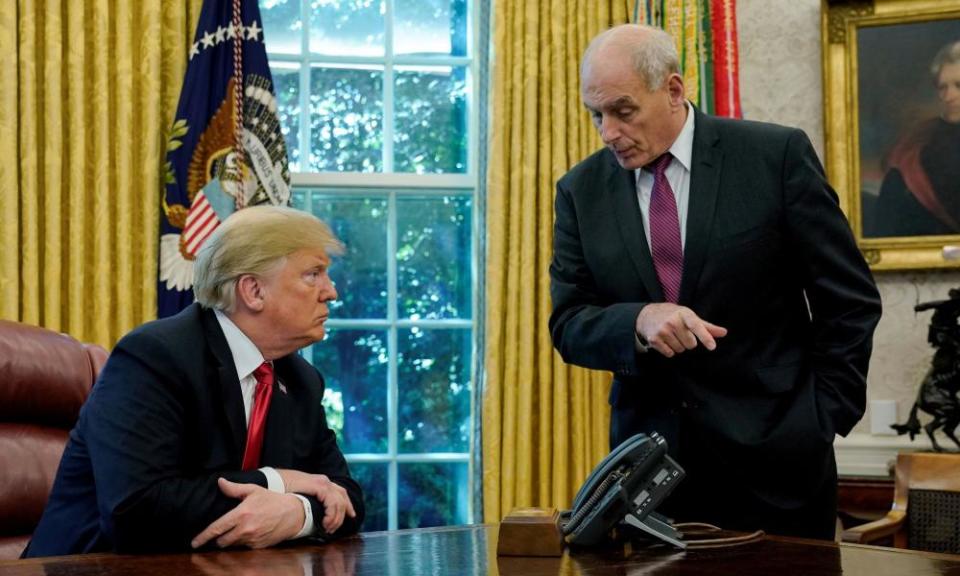 John Kelly, Trump’s former chief of staff, at the White House in October 2018.