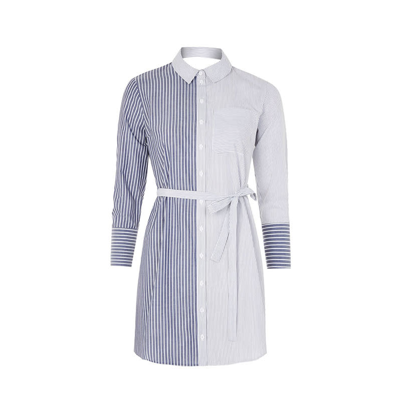 <a rel="nofollow noopener" href="http://us.topshop.com/en/tsus/product/stripe-wrap-back-shirtdress-6399815?geoip=noredirect&cmpid=ppc_pla_US_ip&istCompanyId=da794a11-99cb-4206-8e52-61037452aeeb&istItemId=xprqtprxml&istBid=tztx&gclid=Cj0KEQjwnazLBRDxrdGMx-Km4oQBEiQAQJ1q66zOMXkn9y-fXGSwuZ6XXxHkbxpZG00KhmH7VbfKAB8aAnGQ8P8HAQ" target="_blank" data-ylk="slk:Stripe Wrap Back Shirtdress, Topshop, $50;elm:context_link;itc:0;sec:content-canvas" class="link ">Stripe Wrap Back Shirtdress, Topshop, $50</a>