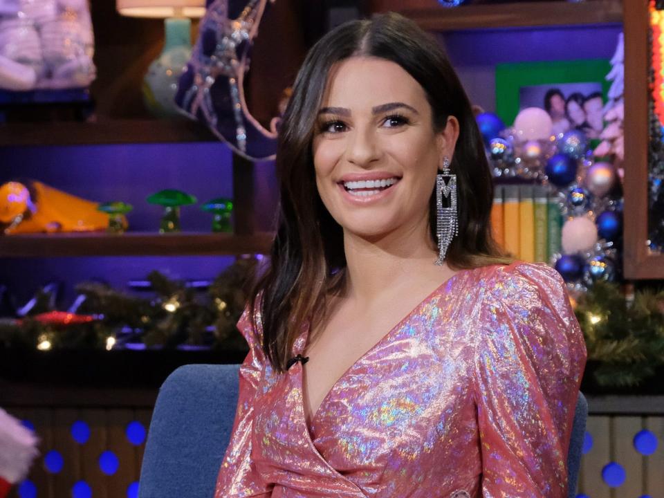 lea michele glee star confirms pregnancy