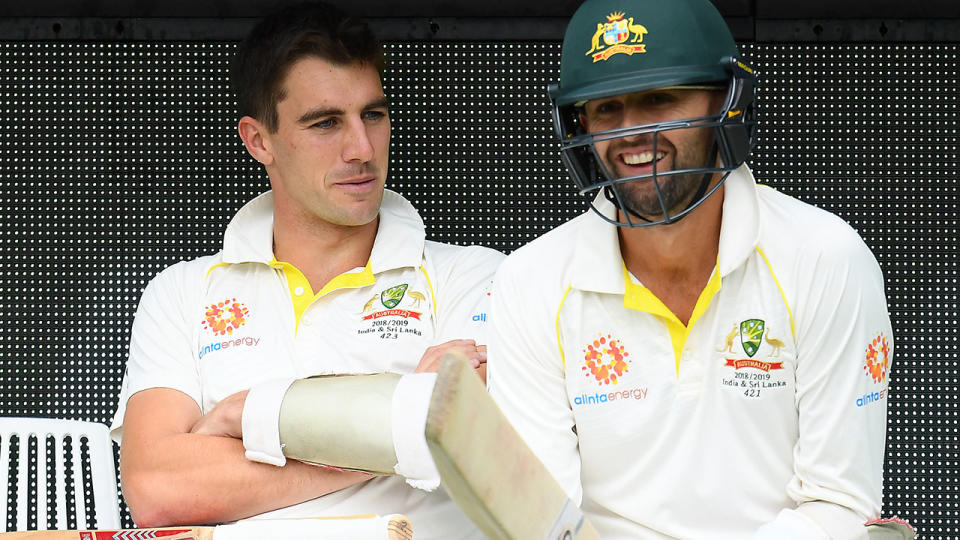 Pat Cummins and Nathan Lyon are favourites to win the Allanb Border Medal. (Photo by Quinn Rooney/Getty Images)