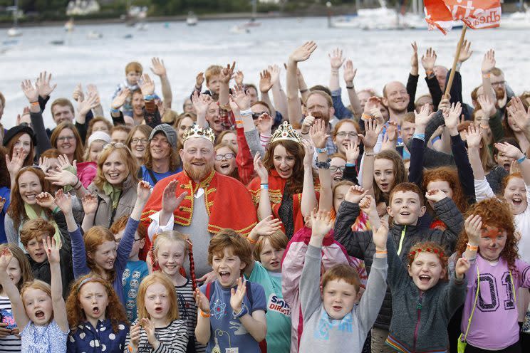 Gingers unite! (Photo courtesy of the Irish Redhead Convention)