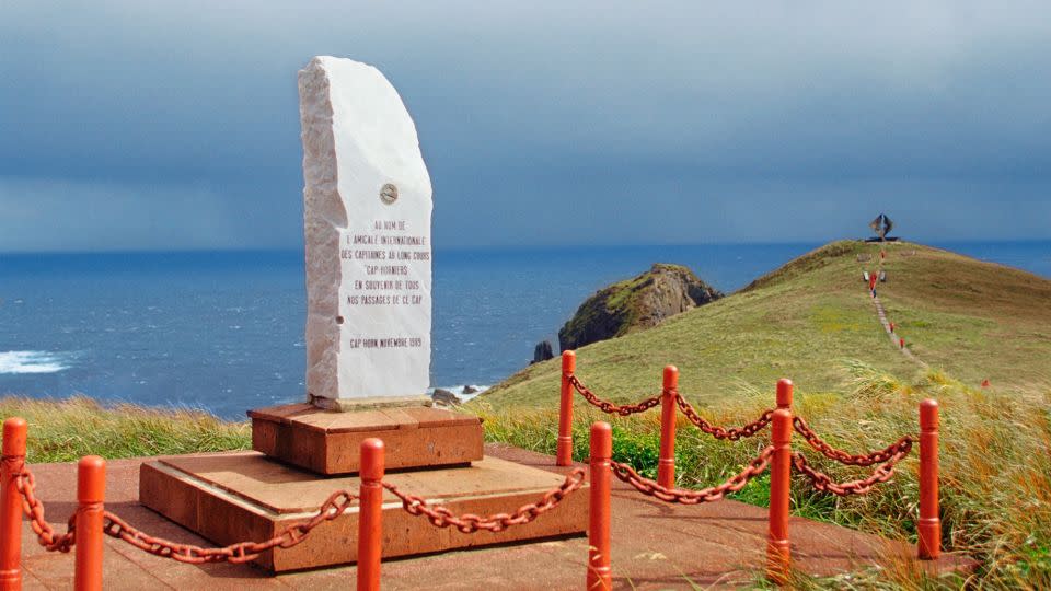 At Cape Horn there's a monument marking the 10,000 sailors thought to have died navigating the Drake. - DreamPictures/Photodisc/Getty Images