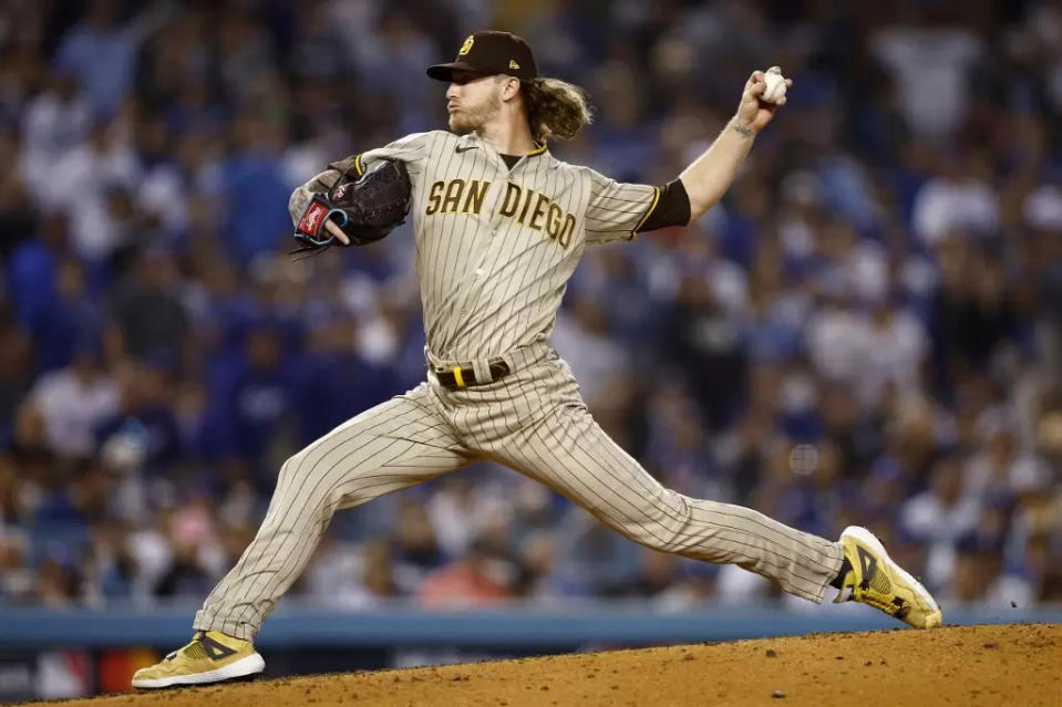 太空人鎖定聖地牙哥教士明星終結者海德（Josh Hader）。法新社