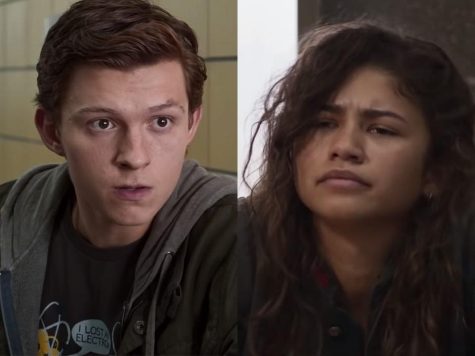 Tom Holland and Zendaya as Peter and MJ in "Spider-Man: Homecoming."