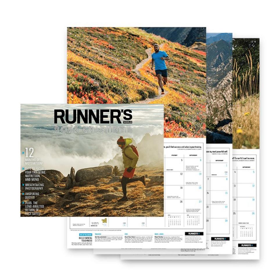 <p><a href="https://store.runnersworld.com/runner-s-world-calendar-1.html" rel="nofollow noopener" target="_blank" data-ylk="slk:Shop Now;elm:context_link;itc:0;sec:content-canvas" class="link ">Shop Now</a></p><p>2023 Calendar </p><p>runnersworld.com</p><p>$16.95</p>