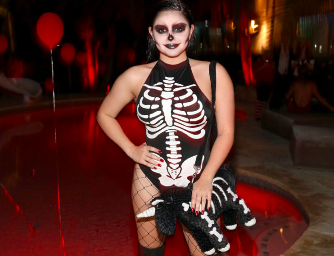 Where to get Ariel Winter’s unicorn skeleton bag, the ultimate Halloween accessory