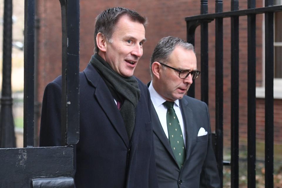 Foreign secretary Jeremy Hunt (left) has admitted Brexit could be delayed (PA)