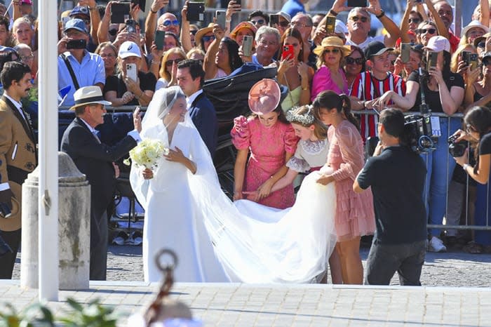 María Francisca de Portugal luce su espectacular vestido