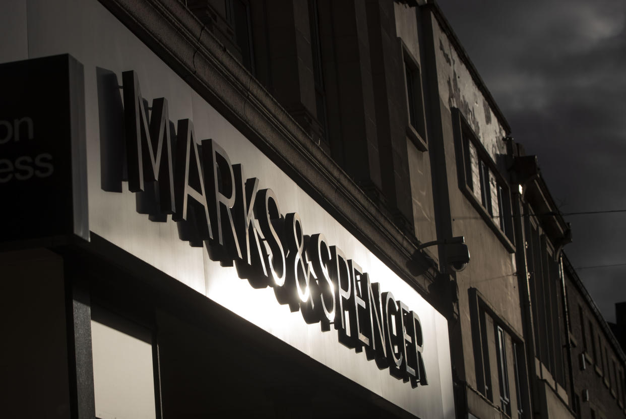 Marks & Spencer in Huddersfield, Yorkshire, as more than 1,000 jobs at Marks & Spencer are at risk as the retailer announced its latest round of store closures as part of a drastic transformation plan.