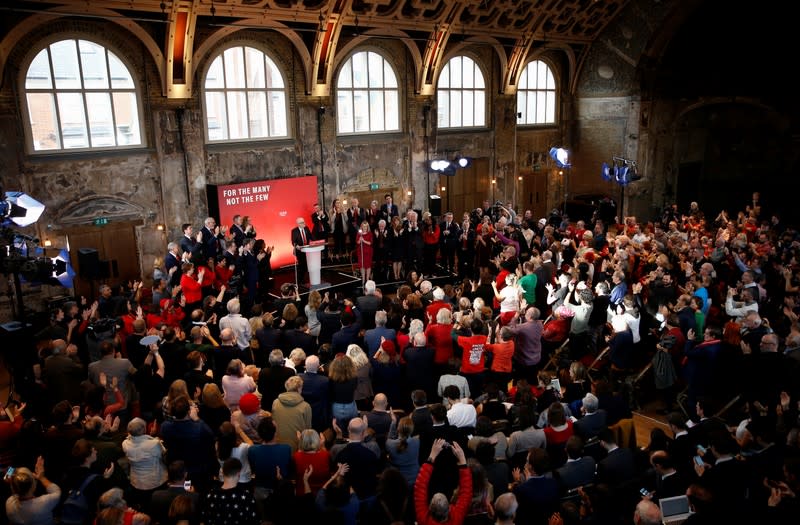 Britain's opposition Labour Party launch event for the general election campaign in London