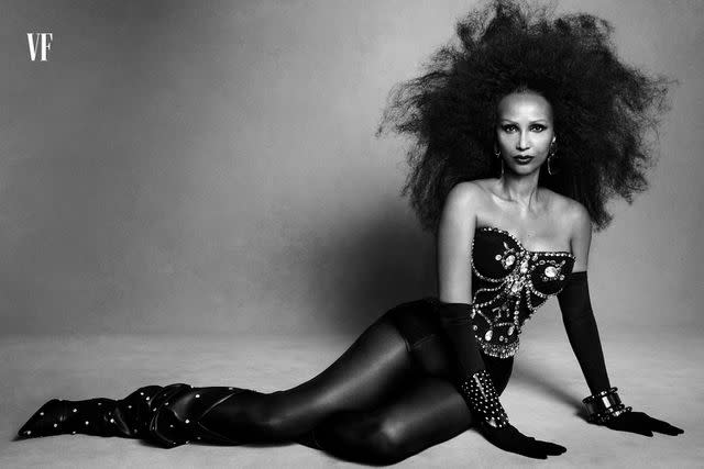 <p>Luigi & Iango/Vanity Fair</p> Iman for Vanity Fair