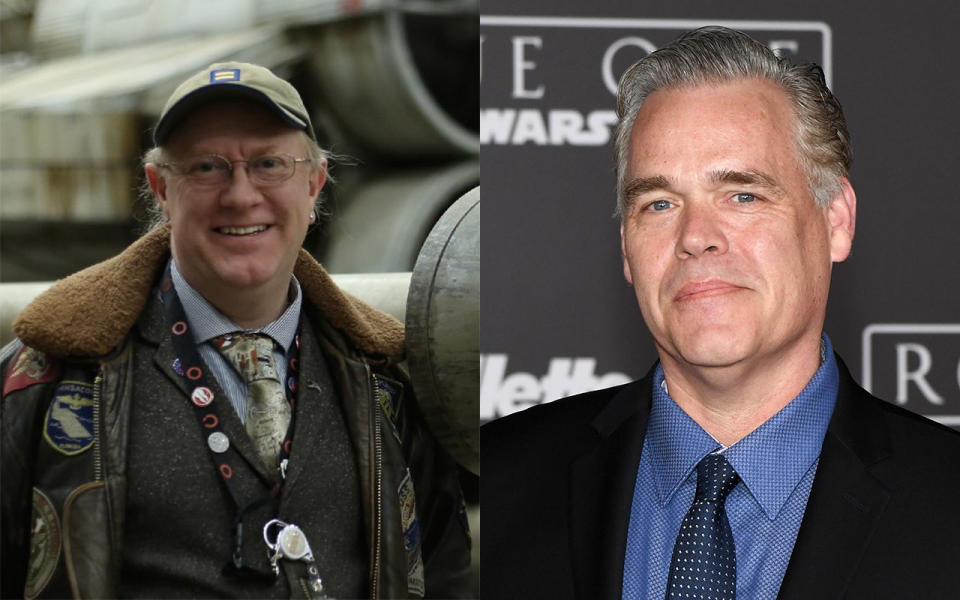 Two of 'Rogue One's editors - L-R Colin Goudie and John Gilroy (Credit: IMDB/Getty Images)