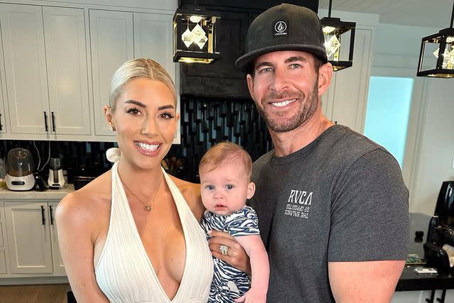 <p>Heather Rae El Moussa/Instagram</p> Heather Rae and Tarek El Moussa with their son Tristan.